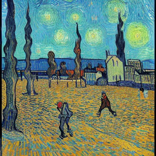 Prompt: salah liverpool by van gogh