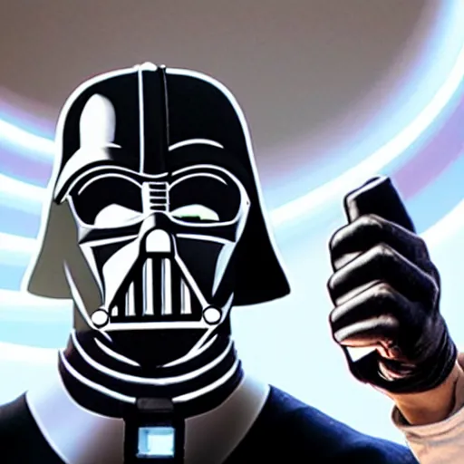 Image similar to tim cook as darth vader