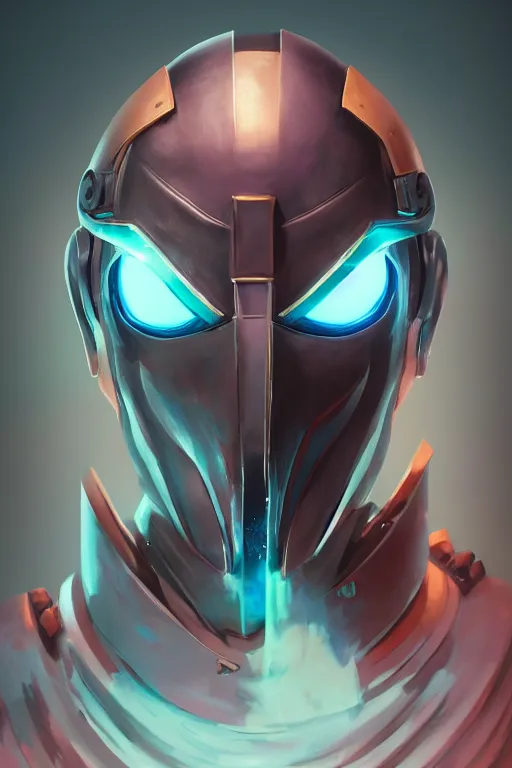 Image similar to epic mask helmet robot ninja portrait stylized as fornite style game design fanart by concept artist gervasio canda, behance hd by jesper ejsing, by rhads, makoto shinkai and lois van baarle, ilya kuvshinov, rossdraws global illumination radiating a glowing aura global illumination ray tracing hdr render in unreal engine 5