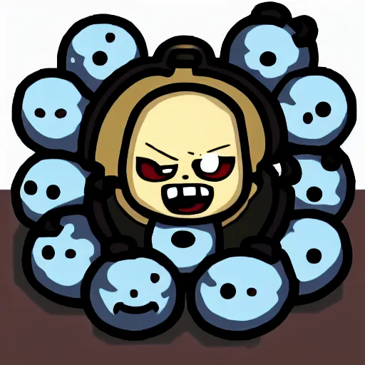 Prompt: binding of isaac monster game asset icon