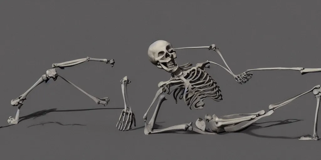 Prompt: Blueprint for a womens skeleton by Josef albers, hyperrealistic, cgsociety, 8k octane render, oil painting