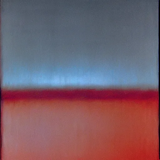 Image similar to the abstract painting'arctic void ', by caspar david friedrich, by rothko