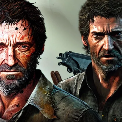 Image similar to Hugh Jackman as Joel from the last of us