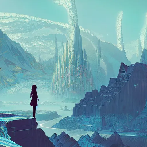 Image similar to dhamphir, artstation, concept art, tyrant, makoto shinkai, kilian eng, fantasy, digital art, female