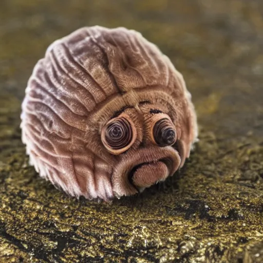 Prompt: giant tardigrade, highly detailed, smooth, sharp focus, at a river