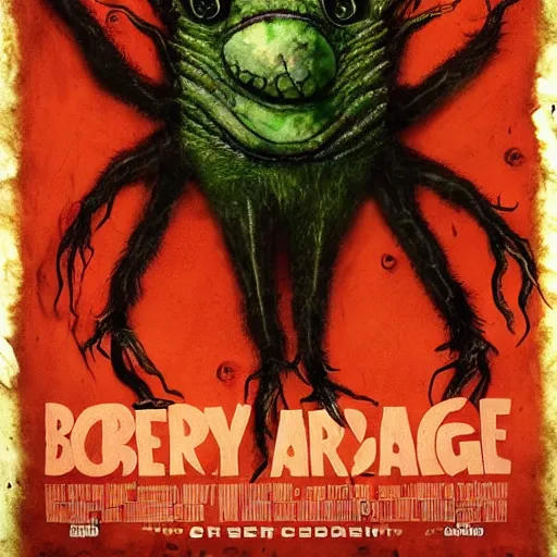 Image similar to b - grade horror film budget production a very strange creature made of cronenberg