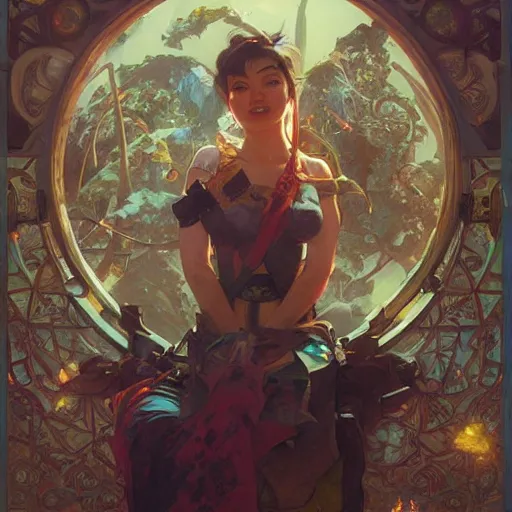 Prompt: Chug Nawress by Stanley Artgerm Lau, greg rutkowski, thomas kindkade, alphonse mucha, loish, norman Rockwel