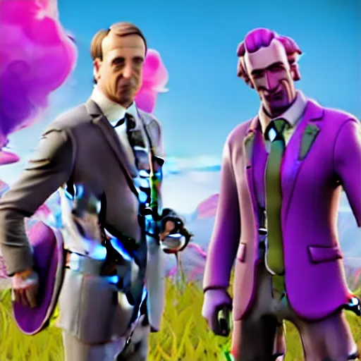 Image similar to Saul Goodman in fortnite