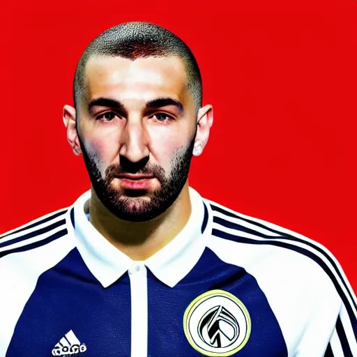 Prompt: karim benzema as a muppet