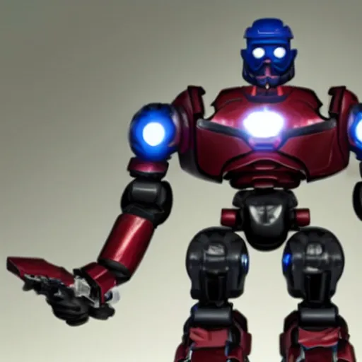 Image similar to Bionicles character with the face of Joe Biden