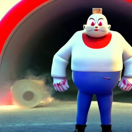 Image similar to elon musk as doctor eggman in sonic live action movie , 8k resolution, full HD, cinematic lighting, award winning, anatomically correct