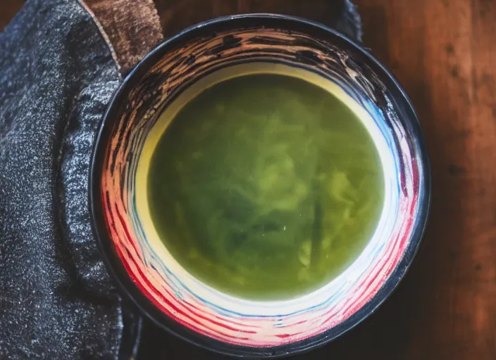 Image similar to dslr photograph of a bowl eldritch horror soup, 8 5 mm f 1. 8