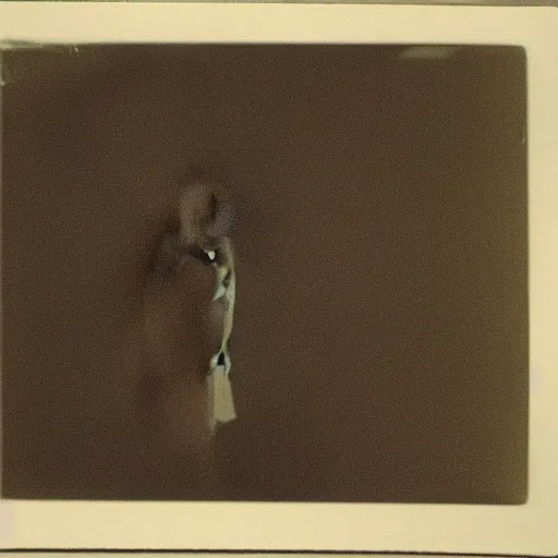 Image similar to the shadow creature in the corner of the bedroom, dark film still from horror movie master, a polaroid picture taken at midnight