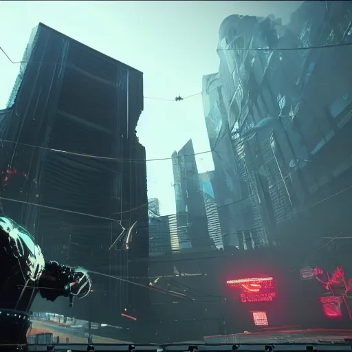 Image similar to cyberpunk lair boss fight, minotaur. cinematic wide shot