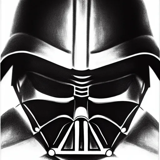 Image similar to A pencil sketch of Darth Vader, 4k, pencil art, shading, shadow,