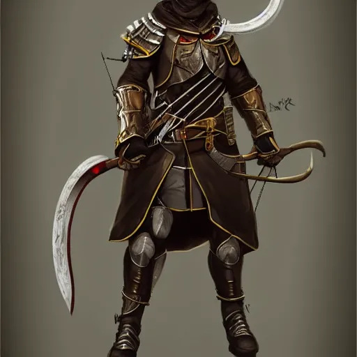 Image similar to full body concept art of a Heresy Archer trending on artstation deviantart Pinterest detailed High Resolution HD 8k