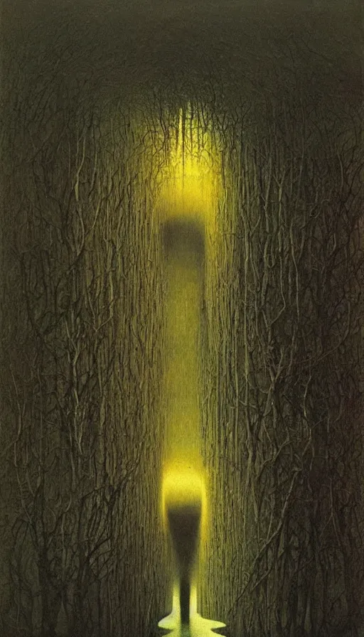 Image similar to by zdzislaw beksinski, color