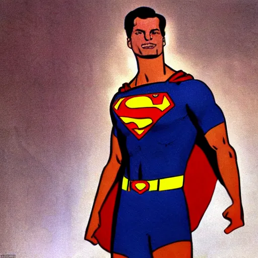 Prompt: gigachad as superman