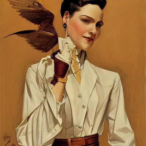 Prompt: art by jc leyendecker