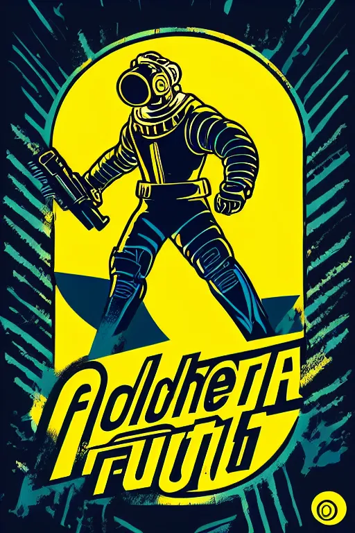 Image similar to fallout 7 6 retro futurist illustration art by butcher billy, sticker, colorful, illustration, highly detailed, simple, smooth and clean vector curves, no jagged lines, vector art, smooth andy warhol style