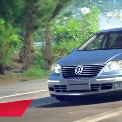 Vw passat b5 sedan in space on Craiyon