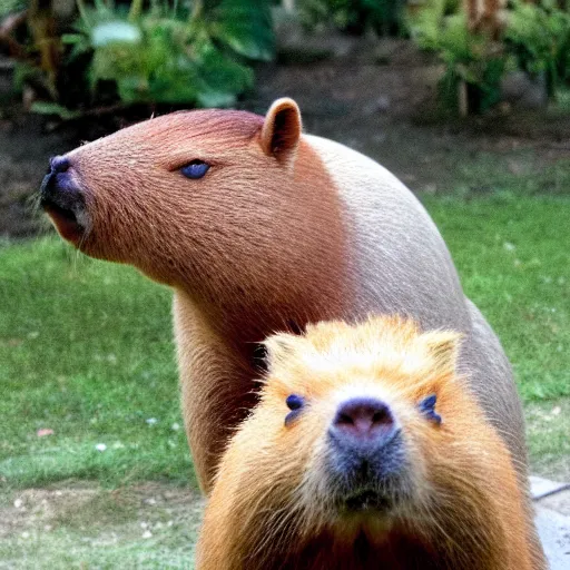 Image similar to capybara drinking mate with argentine flag