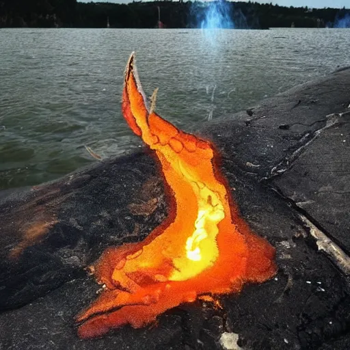 Image similar to water made of fire