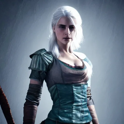 Prompt: full body Ciri from the witcher, attractive pose, cinematic, wallpaper