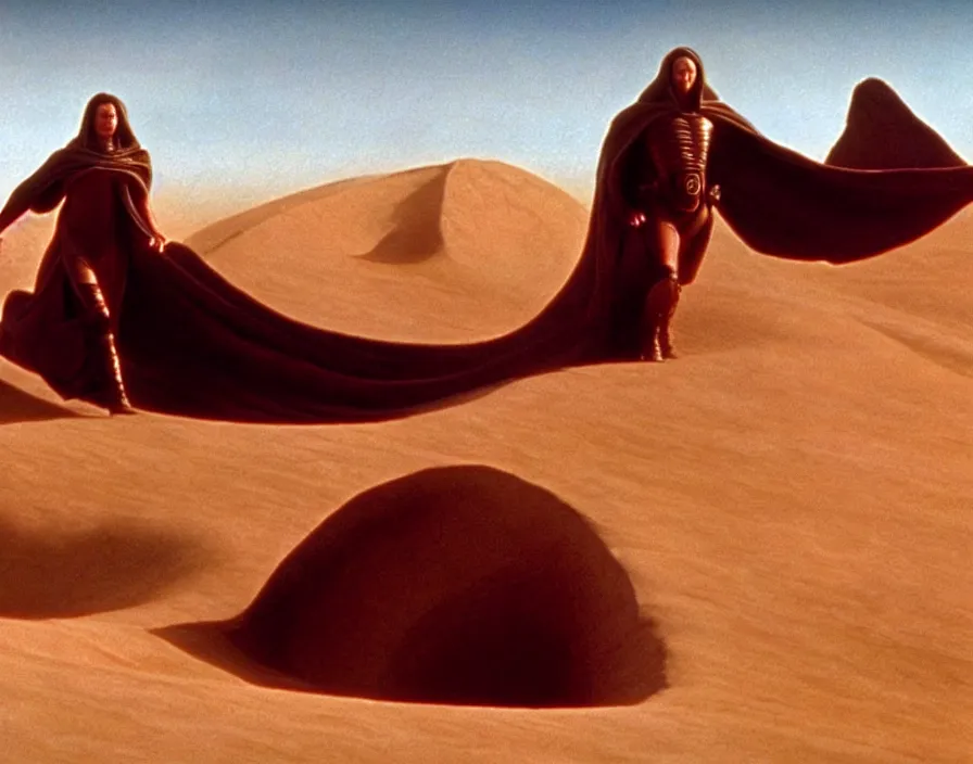 Image similar to dune, directed by alejandro jodorowsky, scifi, epic, ethereal, 8 k