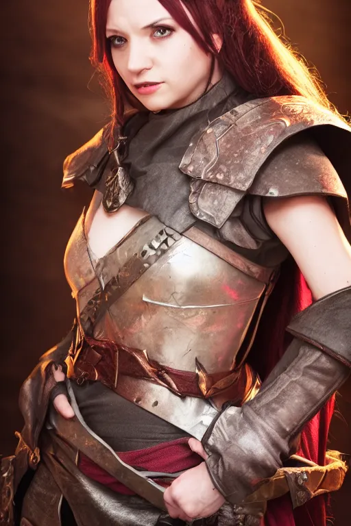 Image similar to a female DND human, high resolution film still, 8k, HDR colors, cosplay, studio lighting