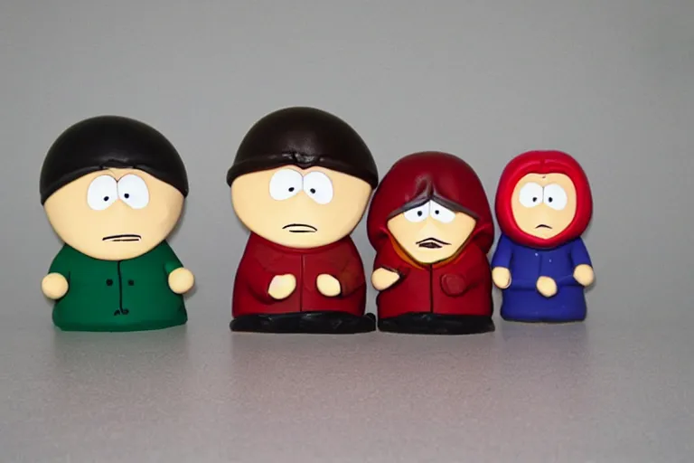 Image similar to Southpark in claymotion