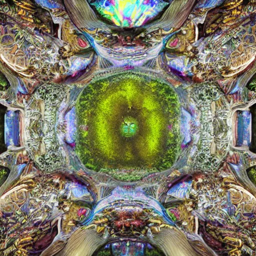 Prompt: “psychedelic mushroom castle, under a cloudy sky, Photography, Shot on 70mm, Super-Resolution Microscopy, Exposure, Megapixel, Evil, Nano, Moss, Tremella-Fuciformis, Ray Tracing Reflections, Ray Traced, insanely detailed and intricate, hypermaximalist, elegant, ornate, hyper realistic, super detailed” - n 8