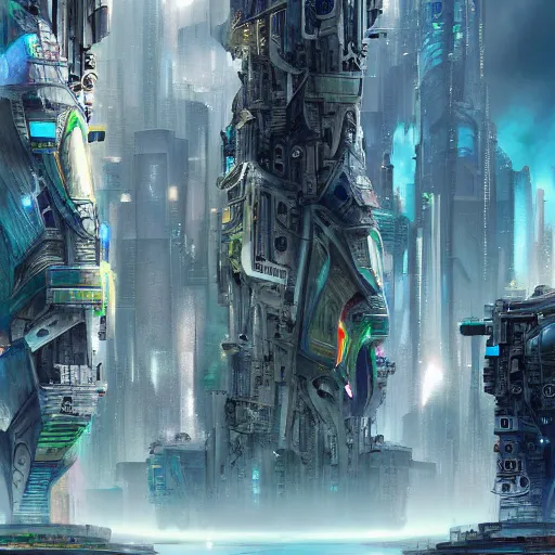 Prompt: a couple of people standing next to each other in front of a city, poster art by stephan martiniere, behance contest winner, afrofuturism, apocalypse landscape, apocalypse art, dystopian art