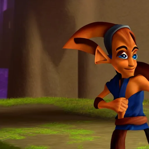 Image similar to jack from jack and daxter stoic dark