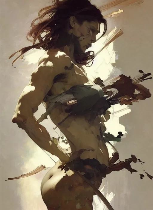 Prompt: beautiful neutral earth toned palette knife painting artwork by yoji shinkawa jeremy mann, dancer, charlie bowater and magali villeneuve and alphonse mucha, gaston bussiere, craig mullins, j. c. leyendecker, by artgerm