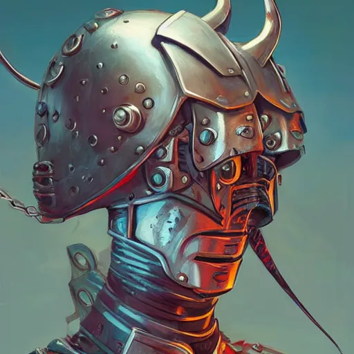 Image similar to cyberpunk viking helmet mask warrior goddess robot ninja fantasy, art gta 5 cover, official fanart behance hd artstation by jesper ejsing, by rhads, makoto shinkai and lois van baarle, ilya kuvshinov, ossdraws