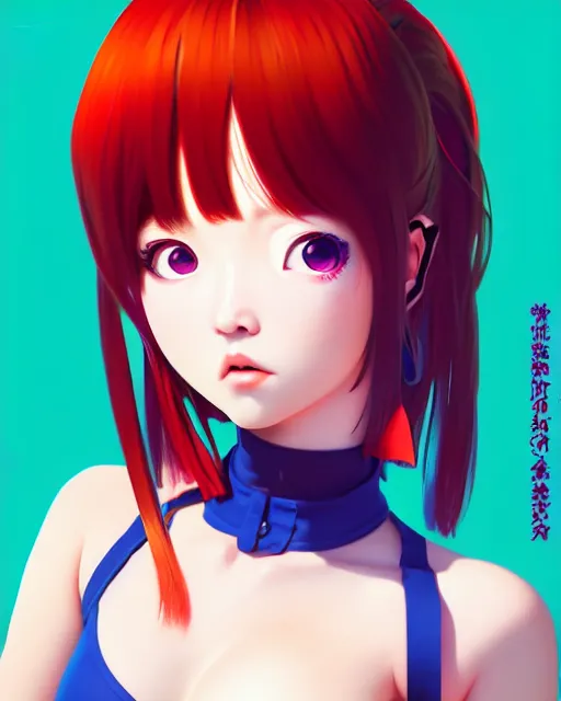 Image similar to perky character yae miko from video game genshin impact, art poster cinematic, realistic, bright colors symmetry face, fine details. realistic shaded lighting by ilya kuvshinov, katsuhiro otomo, art by kuvshinov ilya, trending on artstation