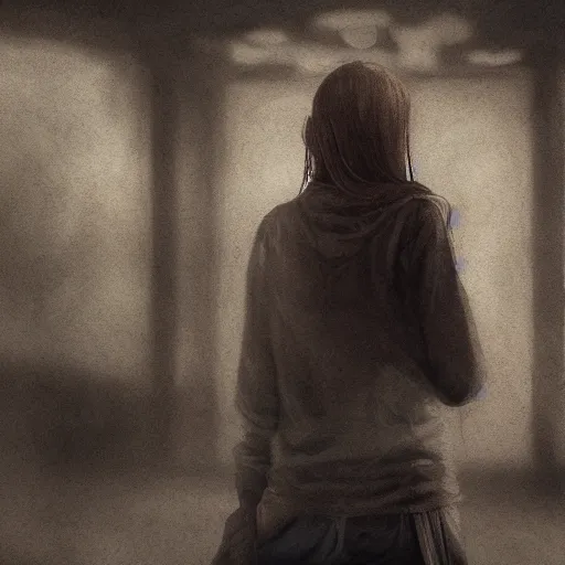 Prompt: moistcritikal, casually dressed, cinematic, gloomy background, realistic, digital art, character art, 8 k