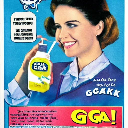 Image similar to advertisement for GAK, GAK advert