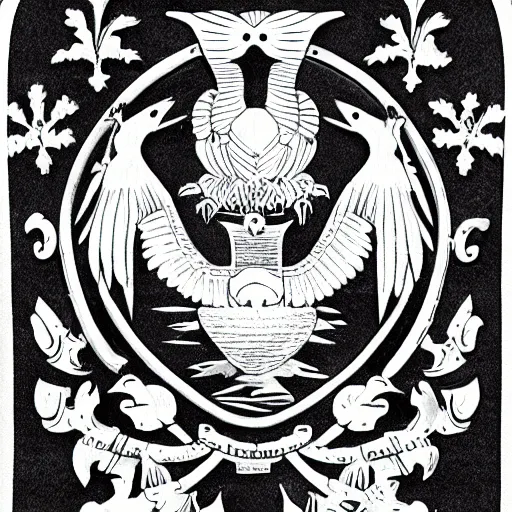 Image similar to loon coat of arms