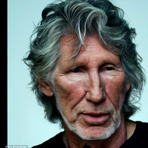 Prompt: Roger Waters looking shocked with the top text Roger and the bottom text Marbles, r/pinkfloydcirclejerk meme, Realistic, HDR, Clear Image, dynamic lighting