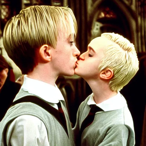 Image similar to harry potter kissing draco malfoy