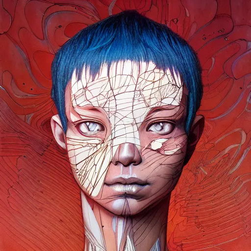 Image similar to citizen portrait soft light painted by james jean and katsuhiro otomo and erik jones, inspired by zimbabwean akira anime, smooth face feature, intricate oil painting, high detail illustration, sharp high detail, manga and anime 1 9 9 9