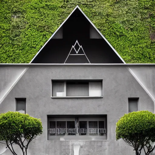 Image similar to exterior of a house designed by the the illuminati, award - winning photograph, canon eos 5 d mark iv, fujifilm x - t 4