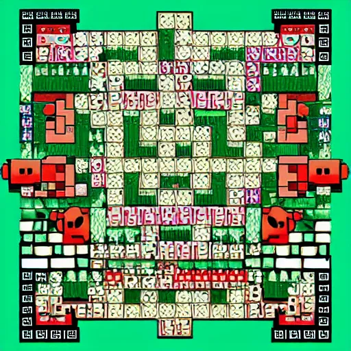 Prompt: nintendo mario fractal