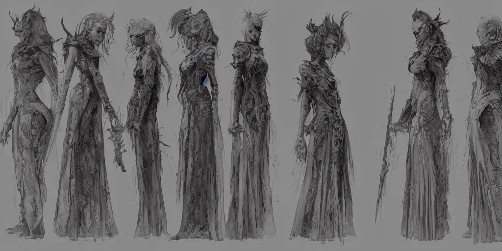 ArtStation - Meisuki Character Design Sketch