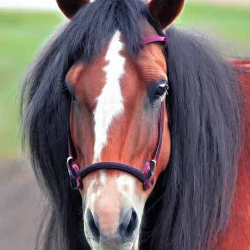 Prompt: an extremely ugly horse