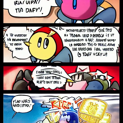 Prompt: kirby commits tax fraud