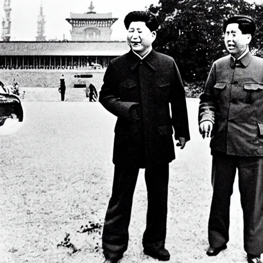 Image similar to robert lewandowski meeting mao zedong