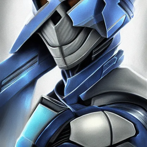 Image similar to garrus vakarian, portrait art by artgerm